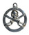 Pewter Pendant - Pirate - Skull & Sabre