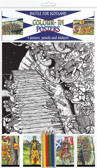 Colour-in Posters - Scotland - Battle for Scotland
