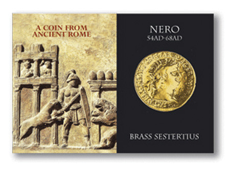 Reproduction Coin - Roman - Nero - Packaged