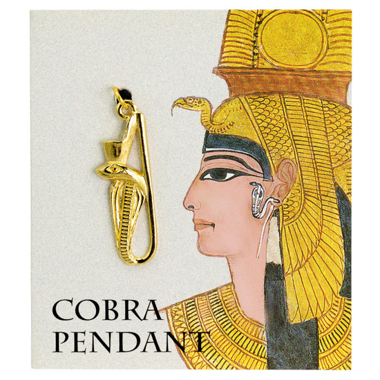Gold Plated Pewter Pendants - Egyptian - Cobra