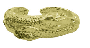 Children's Gold Plated Ring - Roman - Snake