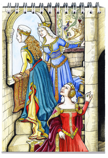 Notepads - Princess - Stairs