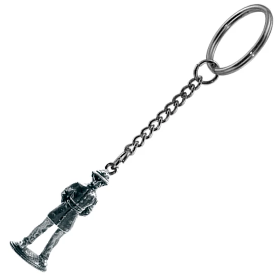 Pewter Keyring - Victorian - Policeman