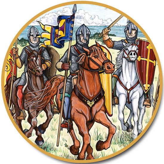 Domed Coaster - Anglo Saxon & Norman - The Saxons