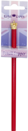 Pencil Pals - Coronation Collection - Red Pencil Gold Crown