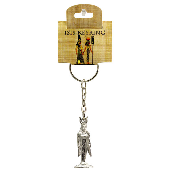 Pewter Keyring - Egyptian - Isis - Packaging