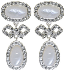 Pearl Ovals Earrings