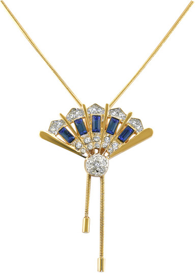 Marlene Dietrich Fan brooch