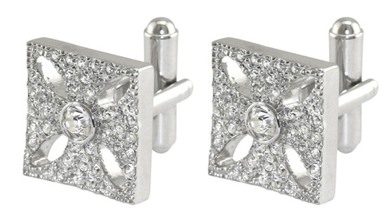 Queen Victoria's Diamond Crown cross cufflinks