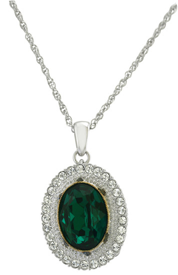 Catherine the Great Emerald crystal pendant