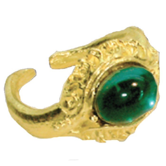 Children's Gold Ring Victorian Gem