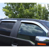 Chevrolet Silverado 1500 2500 3500 Extended Cab AVS Chrome Ventvisor 4 Piece On Truck Full View
