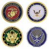 United States Military Adhesive Metal Medallion - Styles