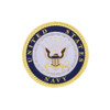 United States Military Adhesive Metal Medallion - Navy