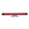 10" Dual Function Light Bar With 180 Swivel Base Red LED/Red Lens Angle On