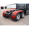 Minimizer Poly Truck Fenders Tandem Axle Red The Brute 900 Series (Installed)