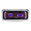 Freightliner Classic Black Projector Headlight Assembly With Optional Heat & Backlit Auxiliary - Black heated on