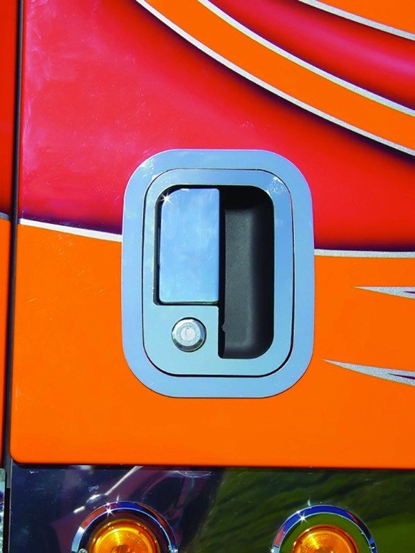 Chrome Aluminum Key Cover For Peterbilt Keys Raney's Truck Parts