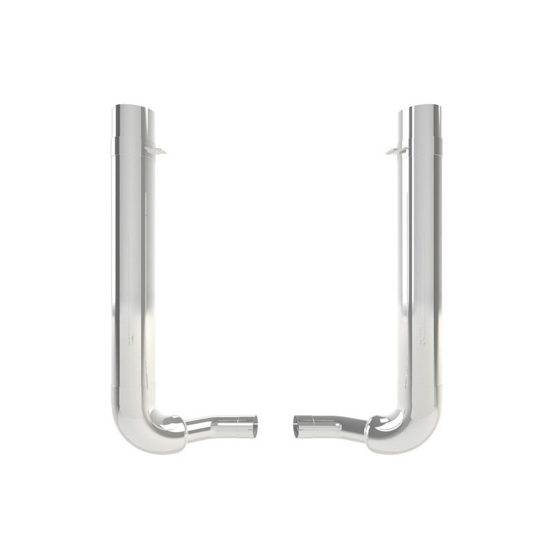 Kenworth W900L 6" Dynaflex Exhaust Kit Long Drop Elbow Rotated Pickett