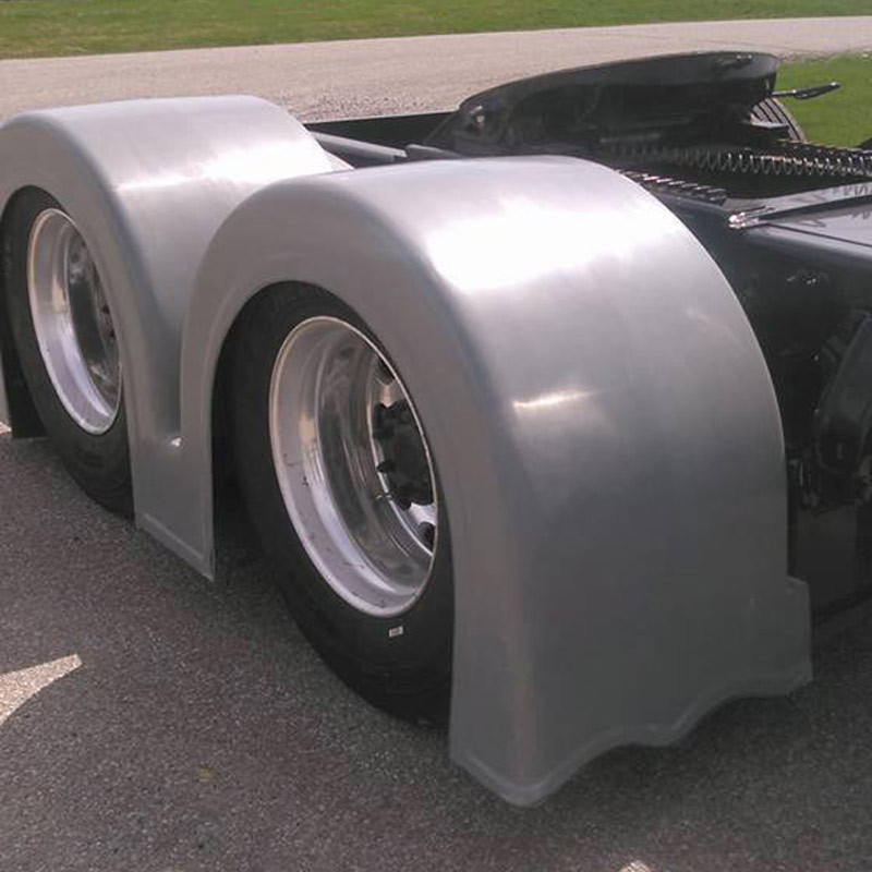 "PROJECT TWO" Low Cut Double Hump Rear Fender Set By Bad Ass Customs