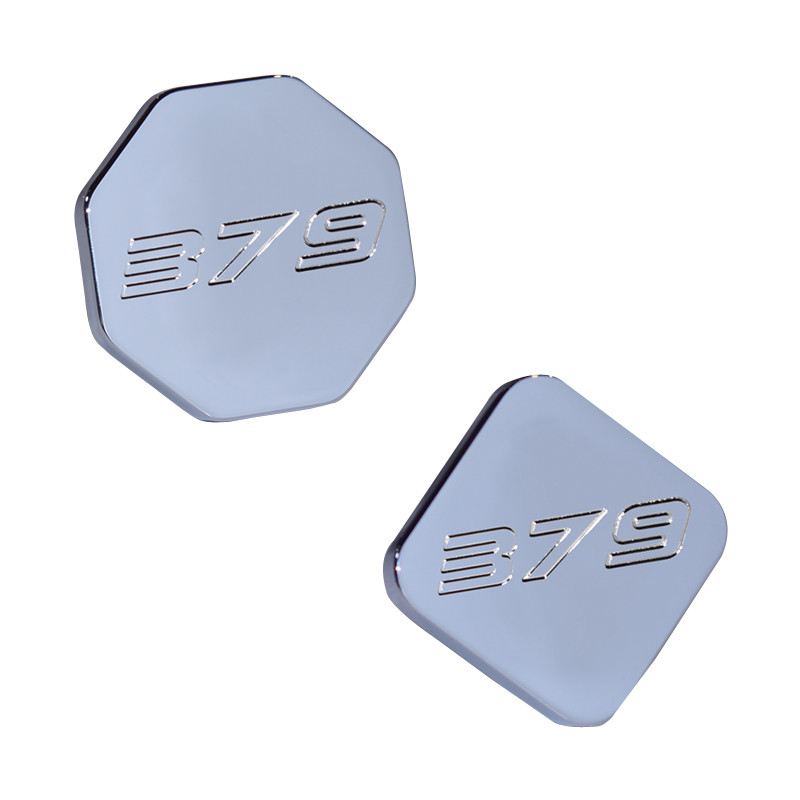 Engraved Peterbilt Logo Shaped Tractor Trailer Air Brake Knob Raney's