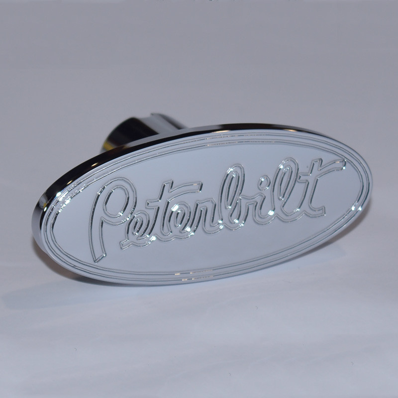 Engraved Peterbilt Logo Shaped Tractor Trailer Air Brake Knob Raney's