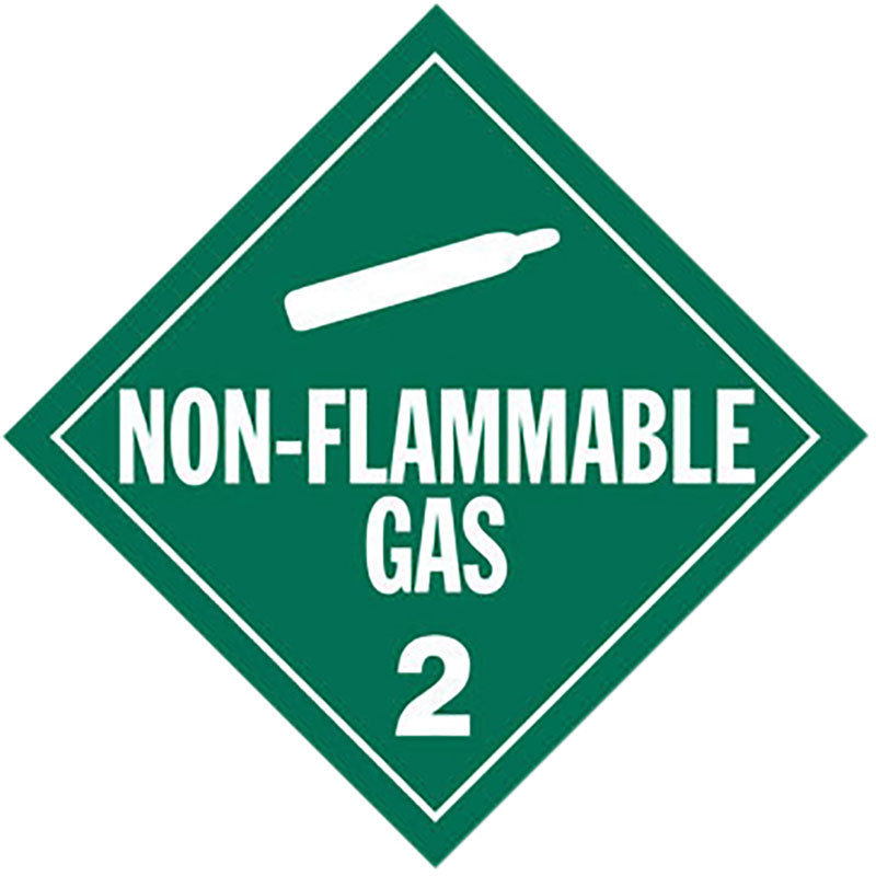 Flammable Gas Class 3 Placard Sign Sticker - Raney's Truck Parts
