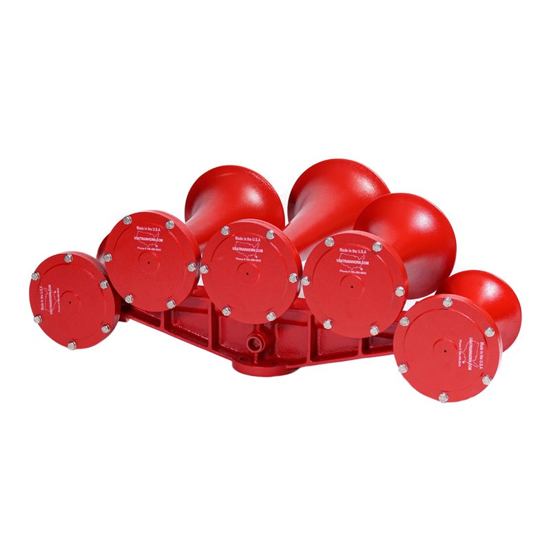 Black 3 Trumpet Classic Train Horn Raney's Truck Parts