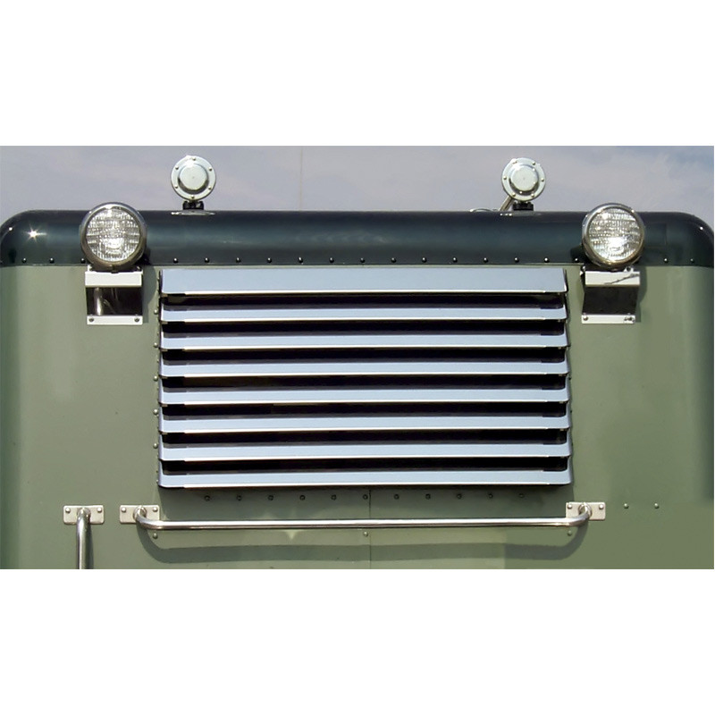 International 9900 Day Cab Rear Window LouverStyle Shade 8 Louvers By