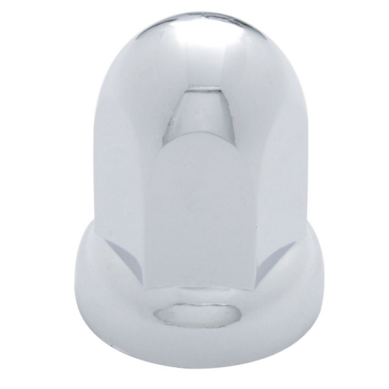 33mm Chrome Steel Lug Nut Cover With Flange Raney's Truck Parts