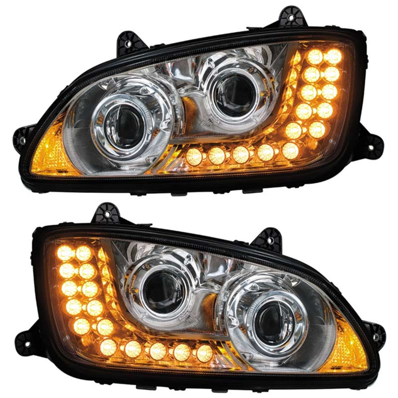 -Chrome 2013 Kenworth T700-LH Side Roof mount spotlight 100W Halogen 6 inch Driver side WITH install kit Larson Electronics 0321OXB0KWS -Chrome 2013 Kenworth T700-LH Side Roof mount spotlight 100W Halogen 6 inch Driver side WITH install kit Larson Electronics 0321OXB0KWS