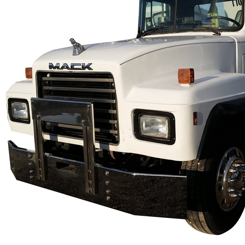 Mack RD 688 DM Bumper With 6" Breakback By Valley Chrome Raney's