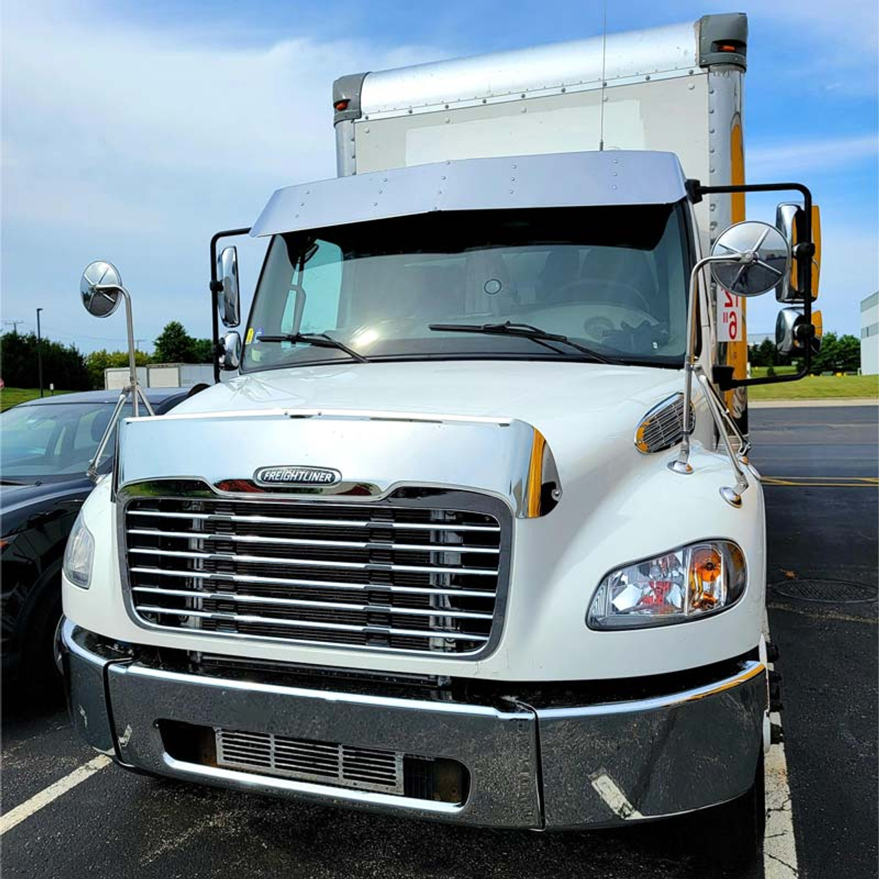 freightliner m2 sun shade