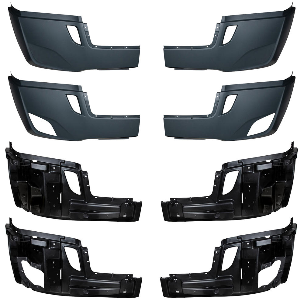 LASTA★バンパープレート180kg+2.5*2枚 1.25*2枚 Freightliner Cascadia Bumper End Cover and Reinforcement 2018