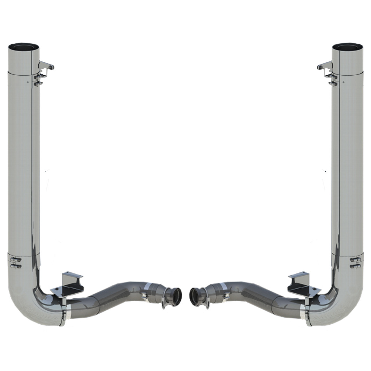 International Lonestar AK Lite 8" Dynaflex Exhaust Kit Raney's Truck