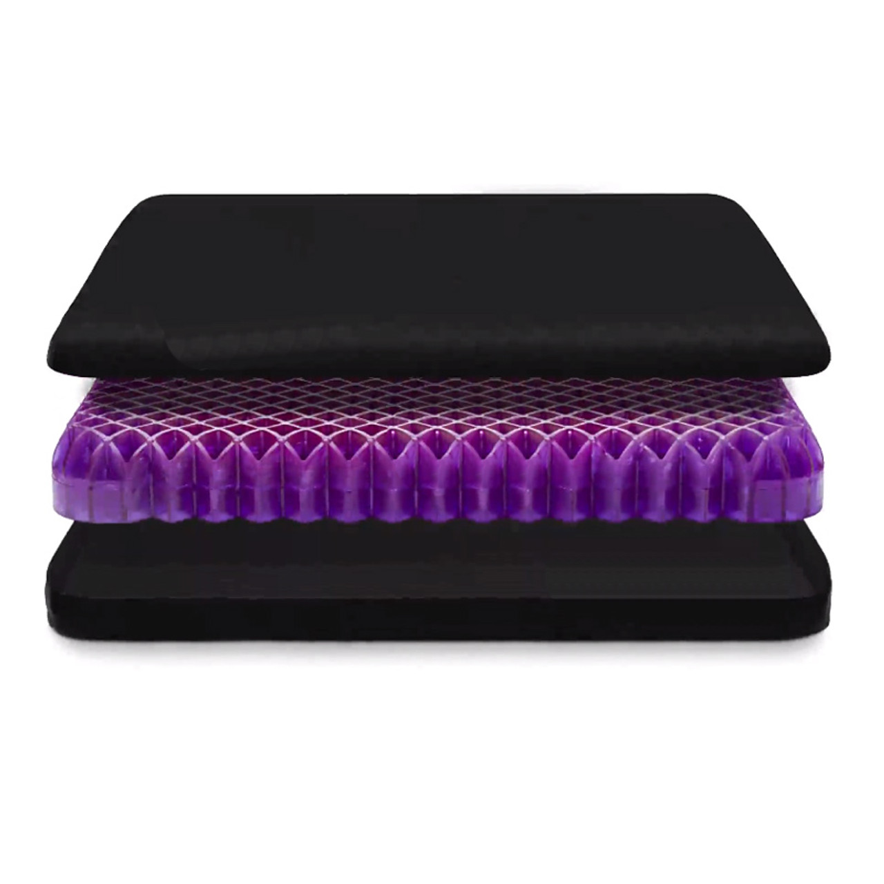 purple double cushion