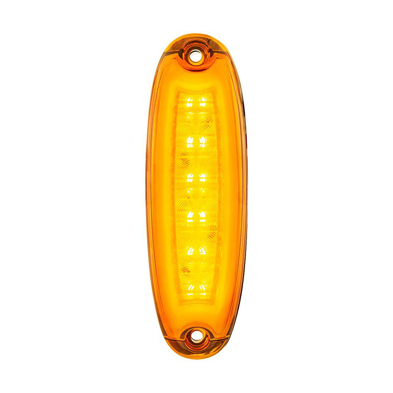 Niuparts 9-LED Side Marker Light - Amber Lens For Freightliner Cascadia Truck