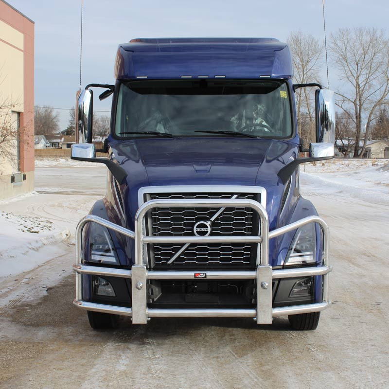 Volvo VNL Ali Arc Bolt-On Grill Guard - Raney's Truck Parts