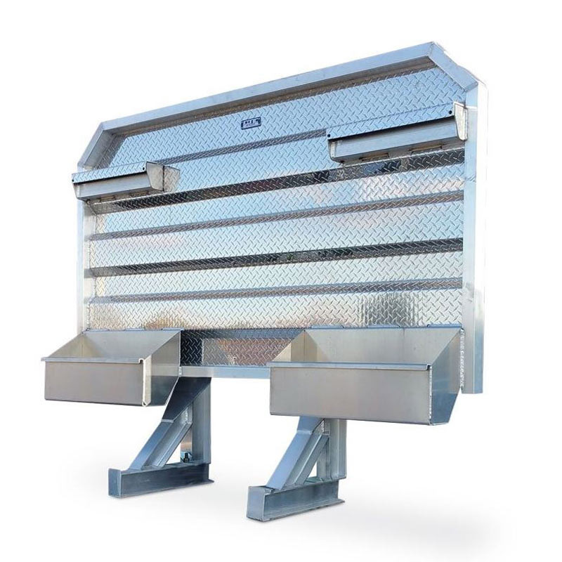 Open Semi-Truck Headache Rack | Chain Racks & Split Trays | Raney's ...