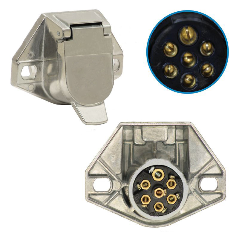 7 Pin Plug Socket 15720 BE23782 593084 - Raney's Truck Parts