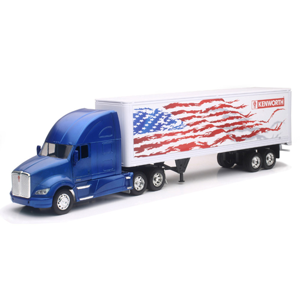 Kenworth T700 With Patriotic Graphics American Flag Replica 1/32