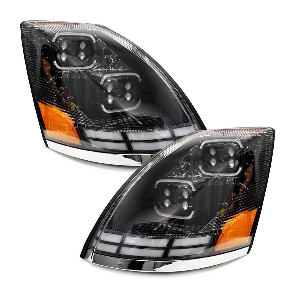 Volvo VNL VT 2004-2018 Full LED Black 