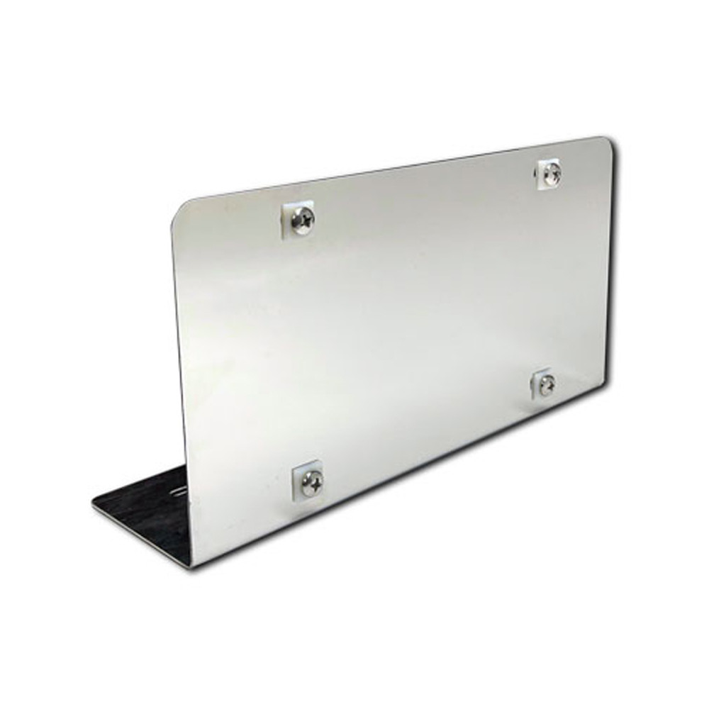 Stainless Steel Universal Under Bumper Mount Single License Plate