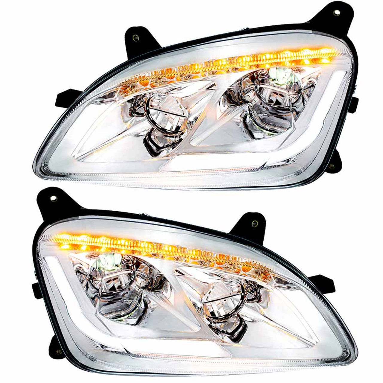 starlight✳︎ Peterbilt 579 587 Chrome Full LED Headlight With Sequential