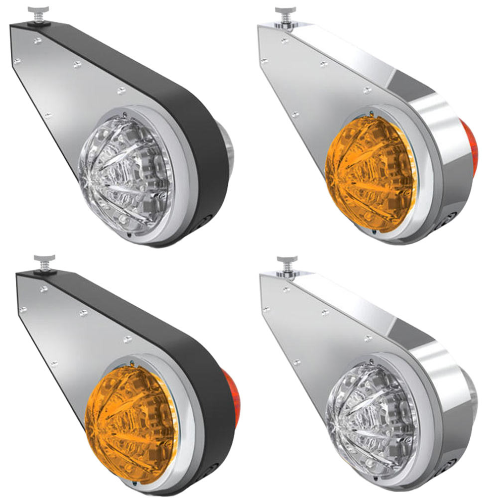 Icon MXT Low Profile Watermelon Mirror Light Bracket By RoadWorks