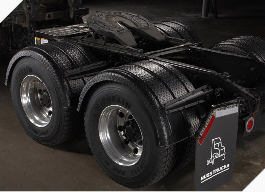 Black Spray Master Poly Truck Fenders For 22.5" Or 24.5" Wheels Raney