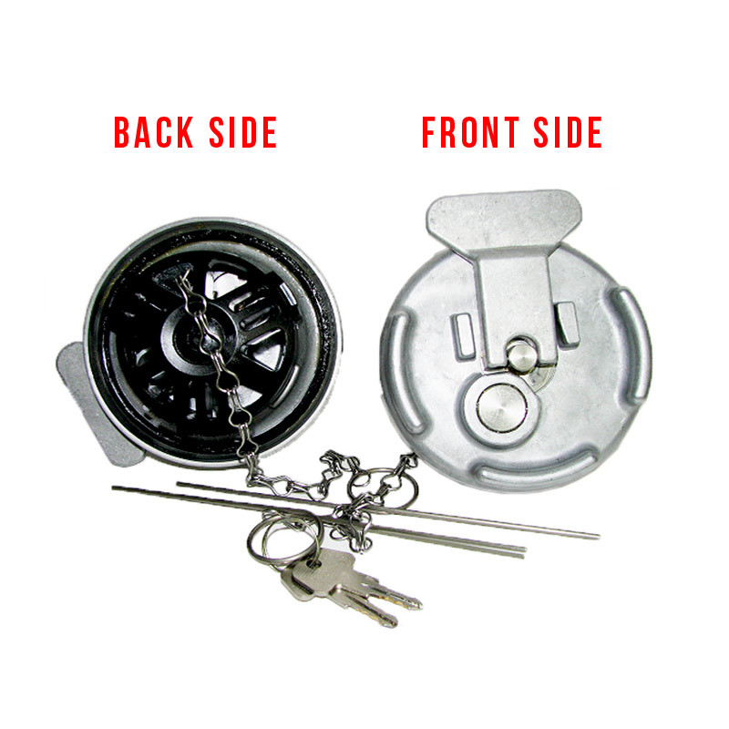 Lifetime Chrome Billet Peterbilt Fuel Cap Cover for THandle Raney's