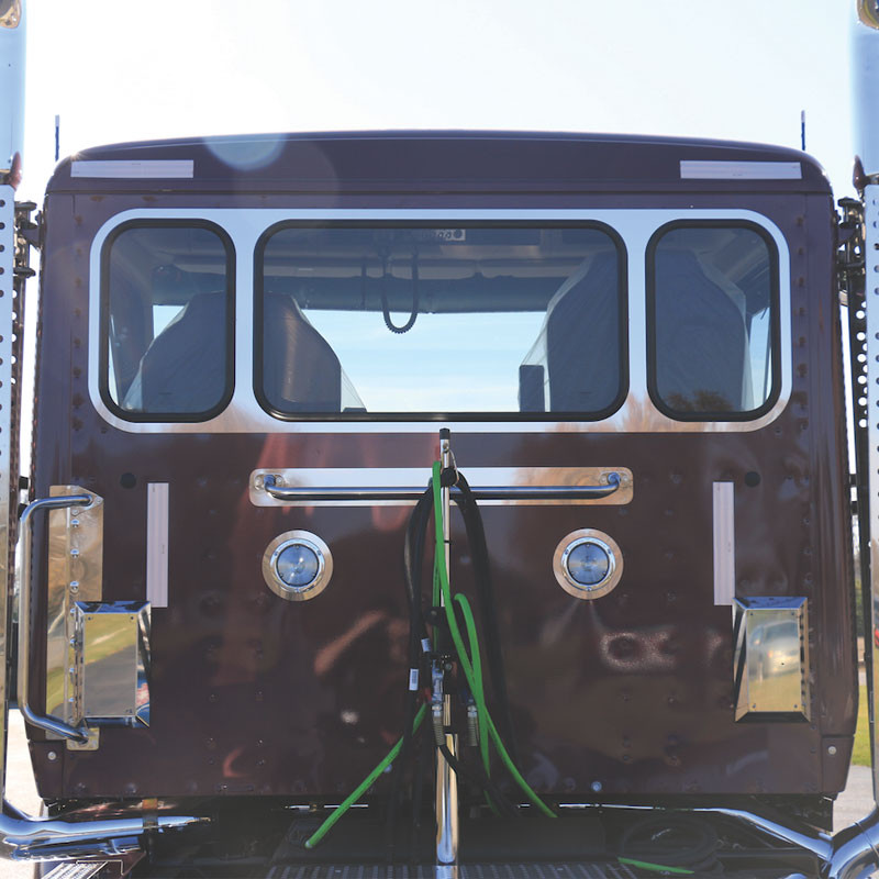 Peterbilt Sleeper/Day Cab Rear Window Trim 37.25" X 20.375" Window By