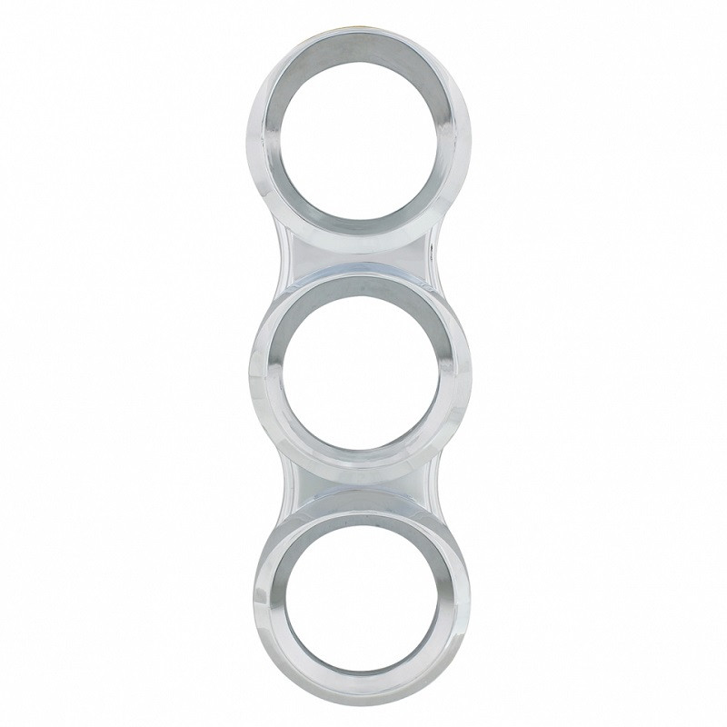 Peterbilt Kenworth Freightliner Small Chrome Gauge Cover with Visor