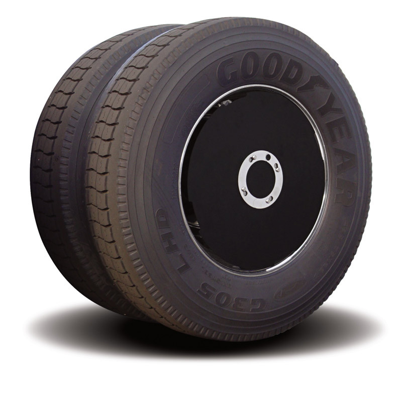 Stainless Steel Aero Axle Covers for Rear Drive Wheels Raney's Truck